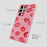 Bubblegum Pink XOXO Samsung Galaxy S25 Ultra Case