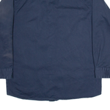 GATTS Mens Worker Shirt Blue Long Sleeve L