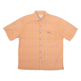 CARHARTT Mens Shirt Orange Check M