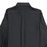 OSCAR DE LA RENTA Womens Plain Shirt Black Nylon Long Sleeve M