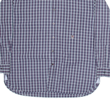 TOMMY HILFIGER Mens Shirt Blue Check Long Sleeve XL