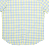 NAUTICA Mens Shirt Yellow Check M