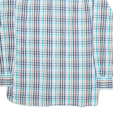 TOMMY HILFIGER Mens Shirt Blue Check Long Sleeve L