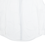 NAUTICA Mens Plain Shirt White Long Sleeve L