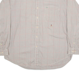 TOMMY HILFIGER Mens Shirt Brown Check Long Sleeve XL