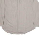 TOMMY HILFIGER Mens Shirt Brown Check Long Sleeve XL