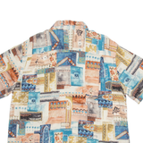 BATIK BAY Mens Shirt Pink Geometric XL