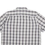 CARHARTT Mens Shirt White Check 2XL