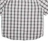 CARHARTT Mens Shirt White Check 2XL