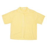 CTC Womens Plain Shirt Yellow 90s L