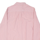 WRANGLER Mens Shirt Red Pinstripe Long Sleeve S