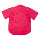 TRAILER Mens Plain Shirt Red 90s XL