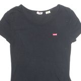 LEVI'S Womens T-Shirt Black XS