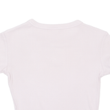 REEBOK Cropped Womens T-Shirt Pink S