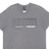 ADIDAS Mens T-Shirt Grey L