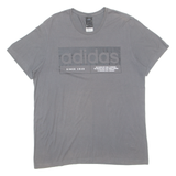 ADIDAS Mens T-Shirt Grey L