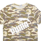 PUMA Camouflage Mens T-Shirt Brown S