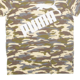 PUMA Camouflage Mens T-Shirt Brown S
