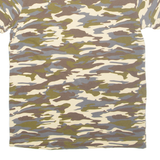 PUMA Camouflage Mens T-Shirt Brown S