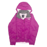 THE NORTH FACE Womens Rain Jacket Purple Hooded S