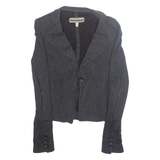 ARMANI JEANS Womens Blazer Jacket Grey Viscose S
