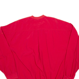 NIKE Mens Windbreaker Jacket Red Nylon 2XL