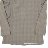 REDPOINT Mens Blazer Jacket Grey Viscose 90s Check L