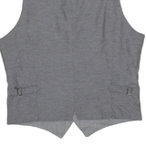 ZARA MAN Mens Blazer Waistcoat Blue Wool L