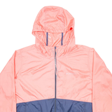 COLUMBIA Womens Rain Jacket Pink Hooded XL