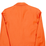 MAENA Womens Blazer Jacket Orange M