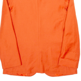MAENA Womens Blazer Jacket Orange M