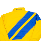 COLUMBIA Womens Puffer Coat Yellow Nylon XL