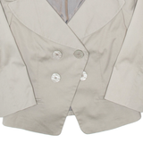 PIU & PIU Womens Blazer Jacket Beige S
