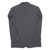 DOLCE & GABBANA Mens Blazer Jacket Grey Wool M