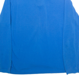 LACOSTE Mens Polo Shirt Blue Long Sleeve L