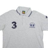 LA MARTINA'S Mens Polo Shirt Grey L