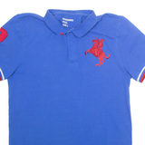 GIORDANO Mens Polo Shirt Blue M