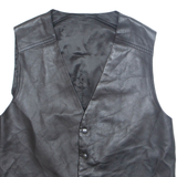 Mens Waistcoat Black M