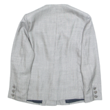 Womens Blazer Jacket Grey Houndstooth M