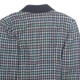 BIEMME Womens Blazer Jacket White Wool Houndstooth M