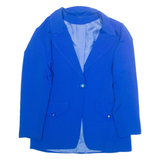 Womens Blazer Jacket Blue L
