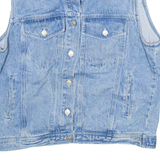 KZK Womens Denim Gilet Blue M