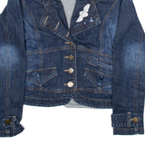 DKNY Womens Denim Jacket Blue M