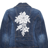 DKNY Womens Denim Jacket Blue M