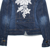 DKNY Womens Denim Jacket Blue M