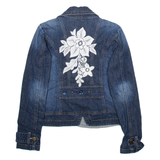DKNY Womens Denim Jacket Blue M