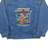 WOODLAKE Rock N Roll Marathon Mens Denim Jacket Blue S