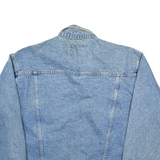 DISTRICT GASOLINE Mens Denim Jacket Blue XL