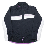 COLUMBIA Womens Rain Coat Black Nylon L