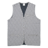 C & A Womens Blazer Waistcoat Black Gingham M